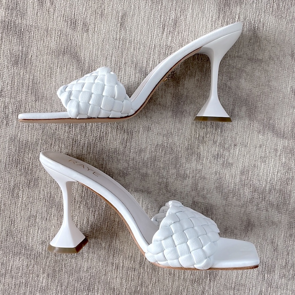 RAYE | Woven Heel White | Size 10 - Picture 2 of 15